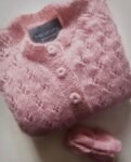 MOHAIR CARDIGAN PINK