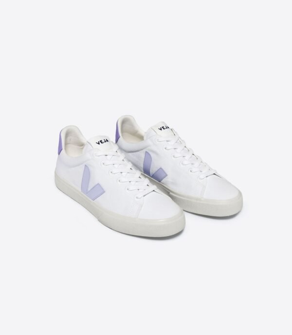 Campo Canvas White Swan Lavande from Veja