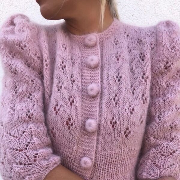 MOHAIR CARDIGAN PINK