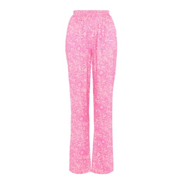 HEFNER RIVIERA STRAIGHT TROUSERS PINK